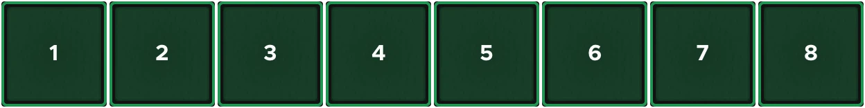 Preset-Select Row macro — a row of eight preset buttons